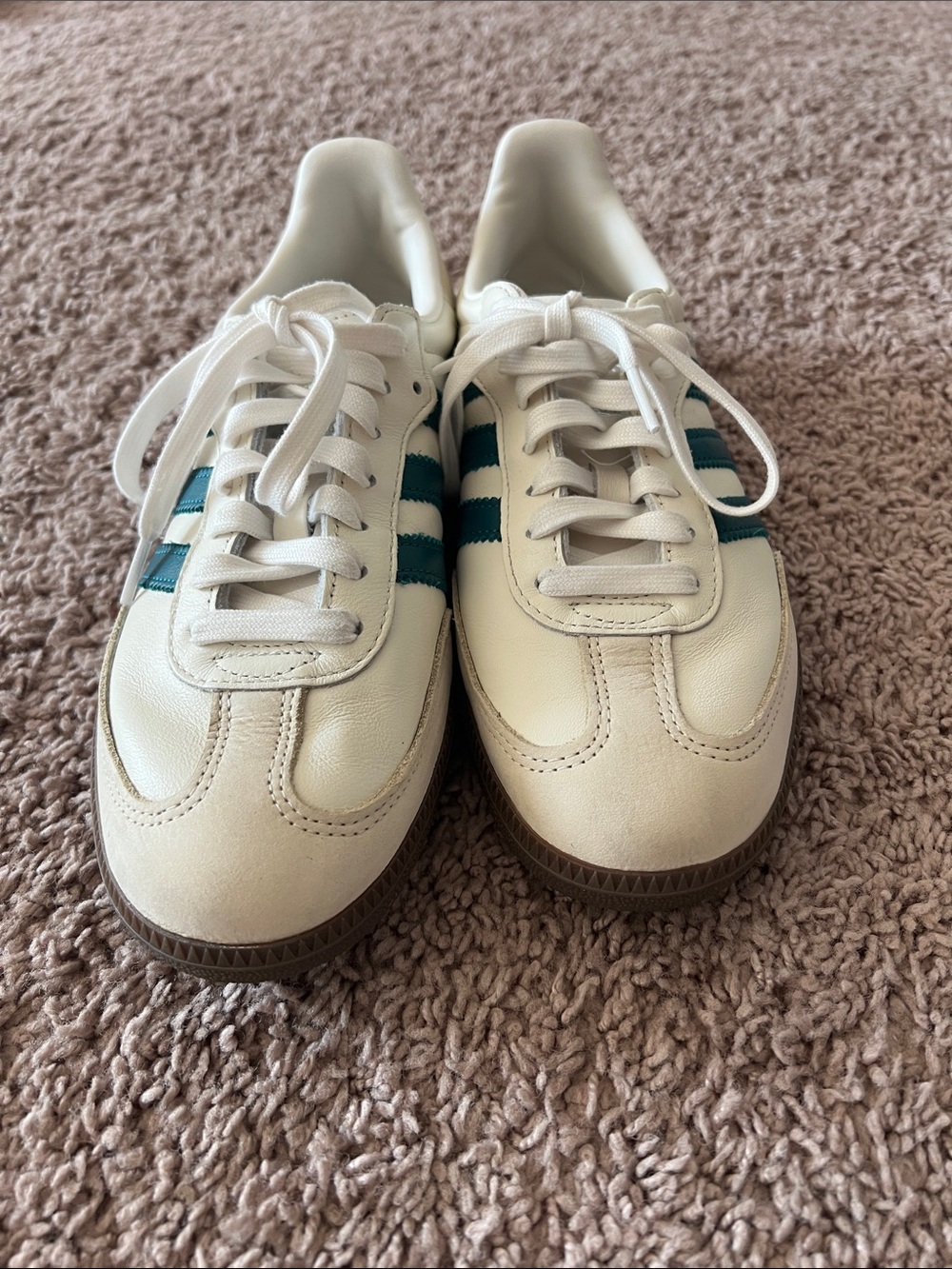 Samba Sneakers White Legacy Teal Limited Seasonal Size 8.5 - Picture 5 of 7
